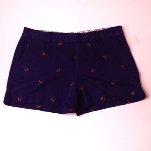 Jones New York cherry shorts size 10